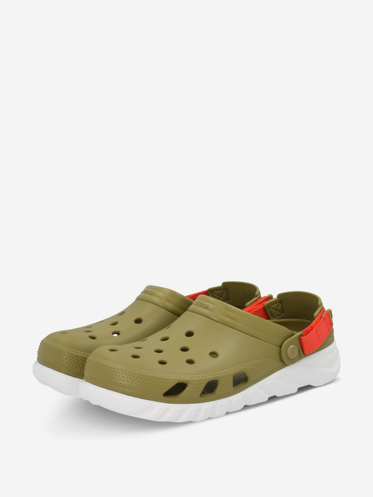 Сабо мужские Crocs Duet Max II хаки цвет — купить за 30990 тг в ...