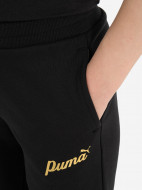 Брюки для девочек PUMA ESS+ Script Metallic — фото №5