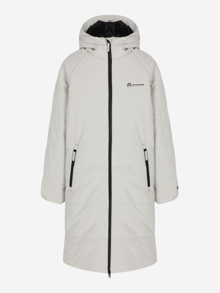 Пальто утепленное для девочек оверсайз Outventure — фото №12