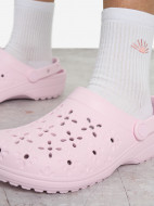 Сабо женские Crocs Classic Floral Cut Out — фото №9