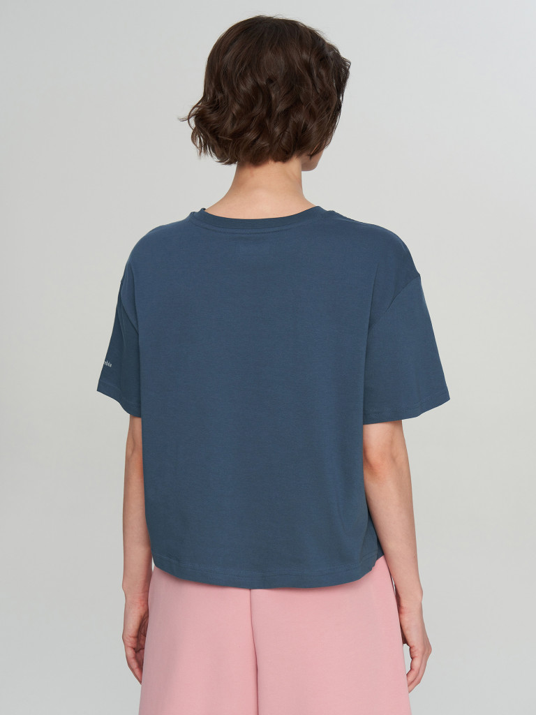 Columbia Rolling Bend Graphic Relaxed Crop SS әйелдер футболкасы — фото №3