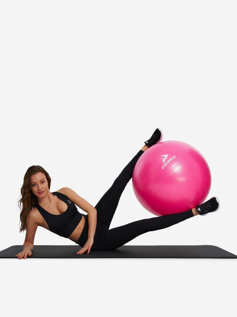 Мяч гимнастический с насосом Demix, 65 см — фото №10