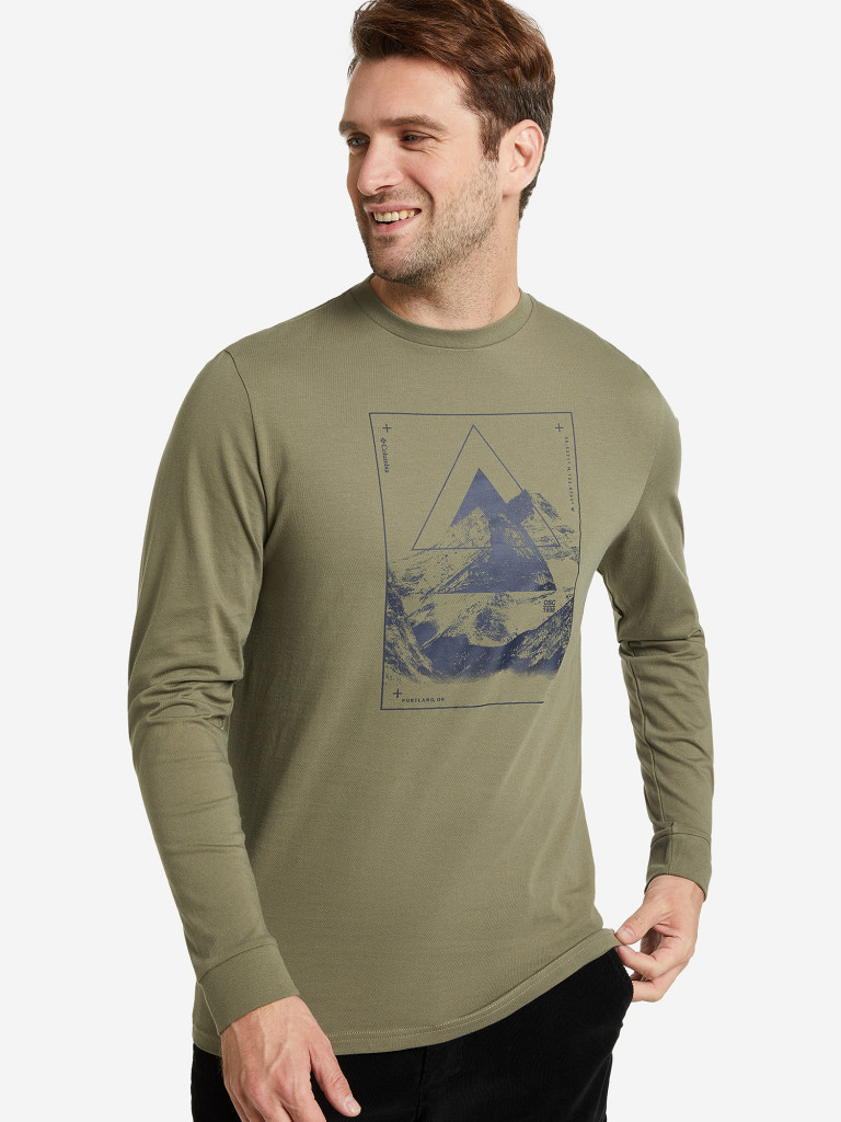 Лонгслив мужской Columbia Blue Reef LS Graphic Tee