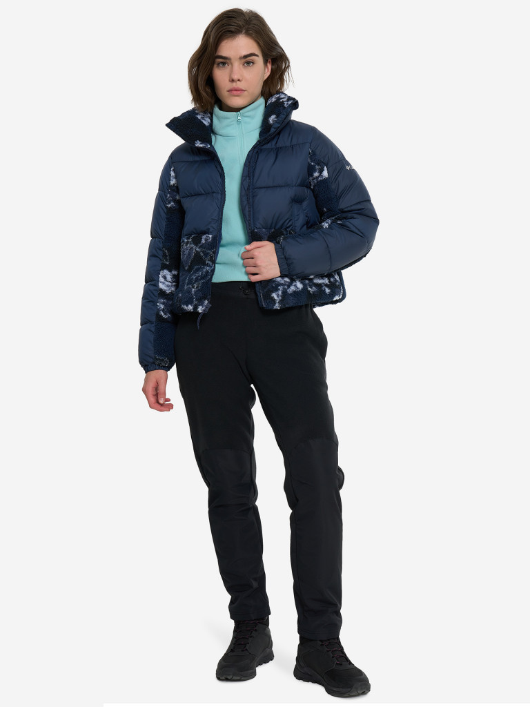 Куртка утепленная женская Columbia Leadbetter Point II Print Sherpa Hybrid — фото №5