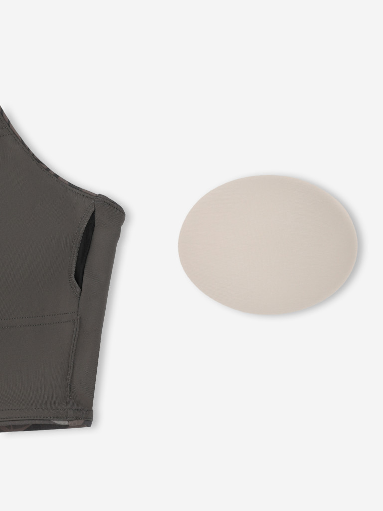 Топ бра спортивный Demix HighFlow Yoga Longline Gfx — фото №11