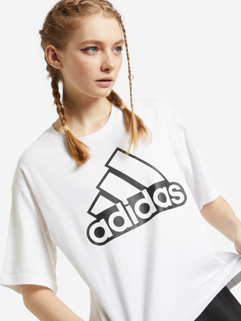 Футболка женская adidas Essentials Logo Boxy