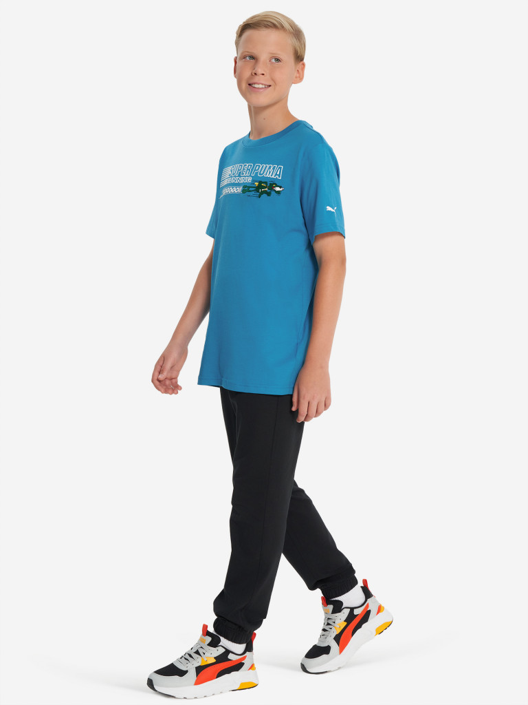 PUMA Super Graphic ұлдарға арналған футболкасы — фото №5