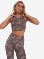 Топ бра спортивный Demix HighFlow Yoga Longline Gfx — фото №7