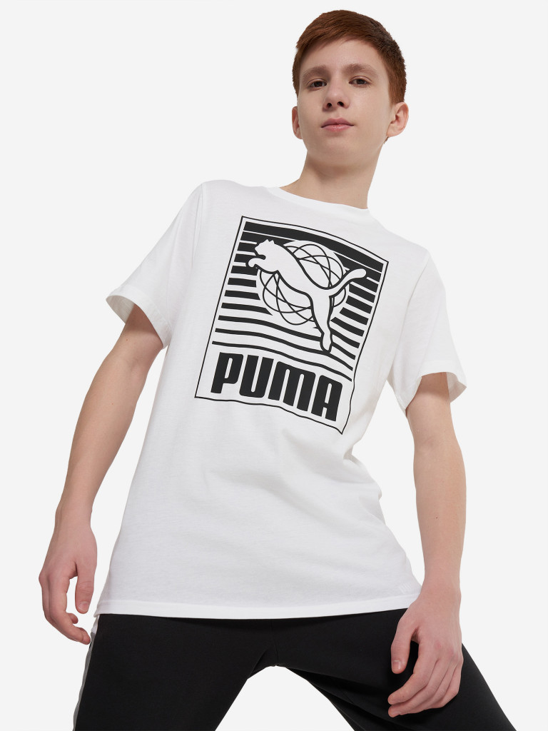 PUMA Graphics ұлдарға арналған футболкасы