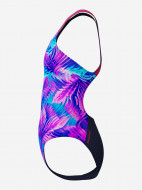 Купальник слитный для девочек Speedo Print Powerback — фото №4