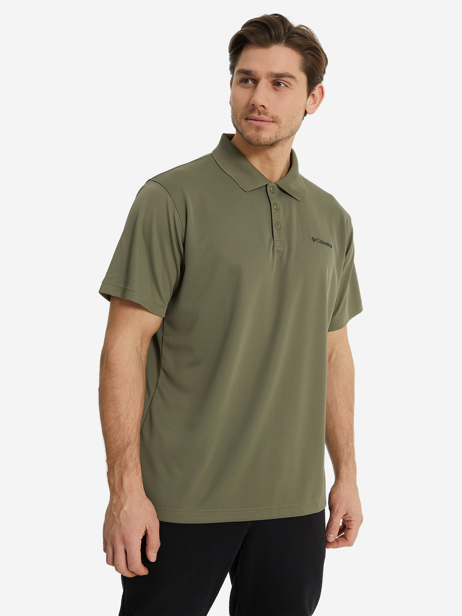 Поло мужское Columbia Utilizer Polo зеленый цвет — купить за 7590 тг со ...