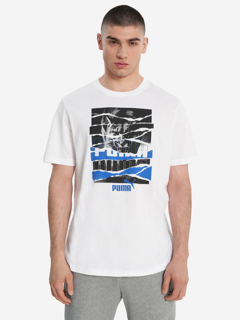 PUMA Graphic ерлер футболкасы — фото №2
