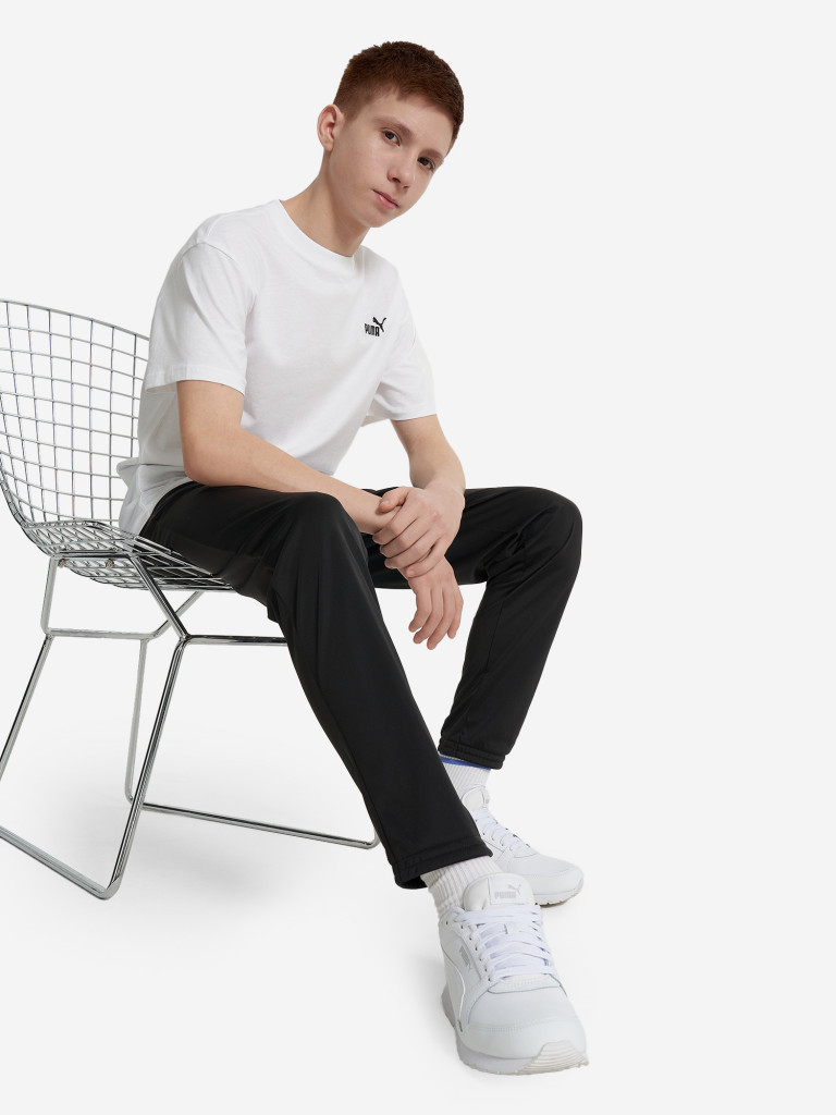 PUMA Small No. 1 Logo Relaxed ұлдарға арналған футболкасы — фото №4