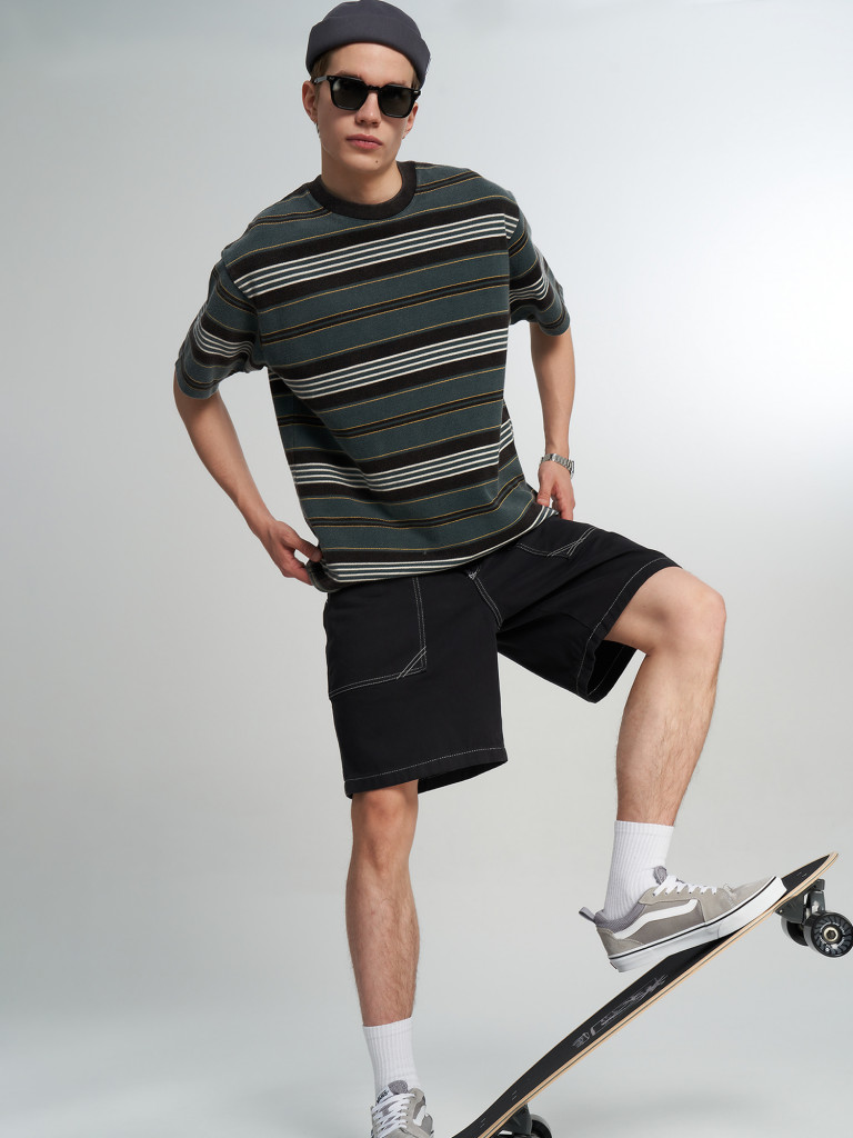 Vans LX Pique Stripe SS ерлер футболкасы — фото №5