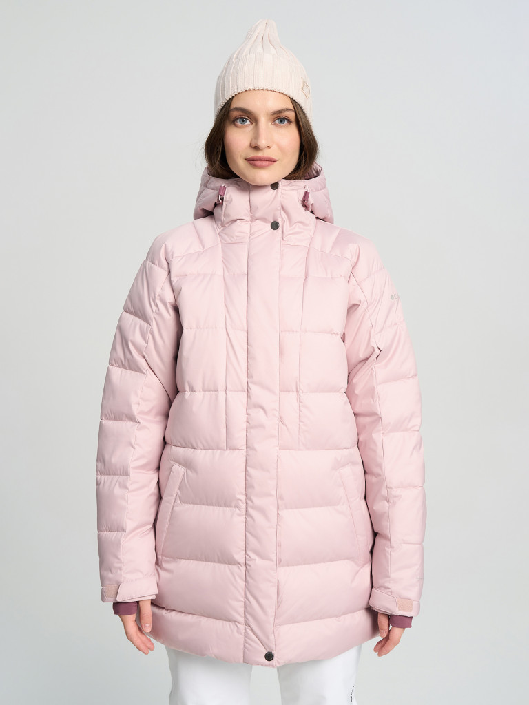 Columbia Snowside Peak Long Insulated Jacket жел өткізбейтін таушаңғы әйелдер курткасы — фото №2