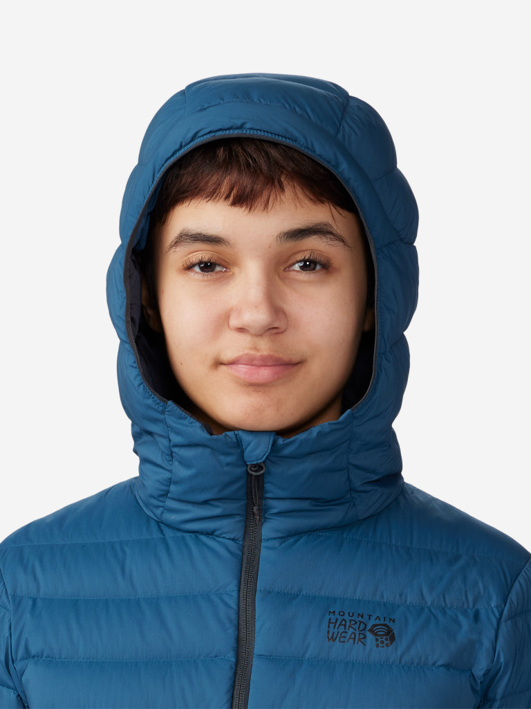 Пуховик женский Mountain Hardwear Deloro Down Full Zip Hoody — фото №4