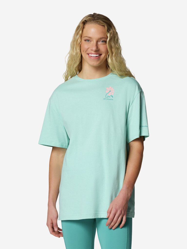 Columbia Rolling Bend Graphic Oversized Tee оверсайз әйелдер футболкасы — фото №4