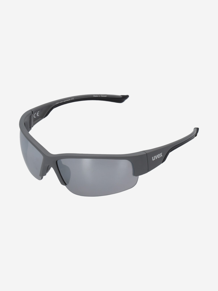 Солнцезащитные очки Uvex Sportstyle 215 серый матовый/серебристый цвет ...