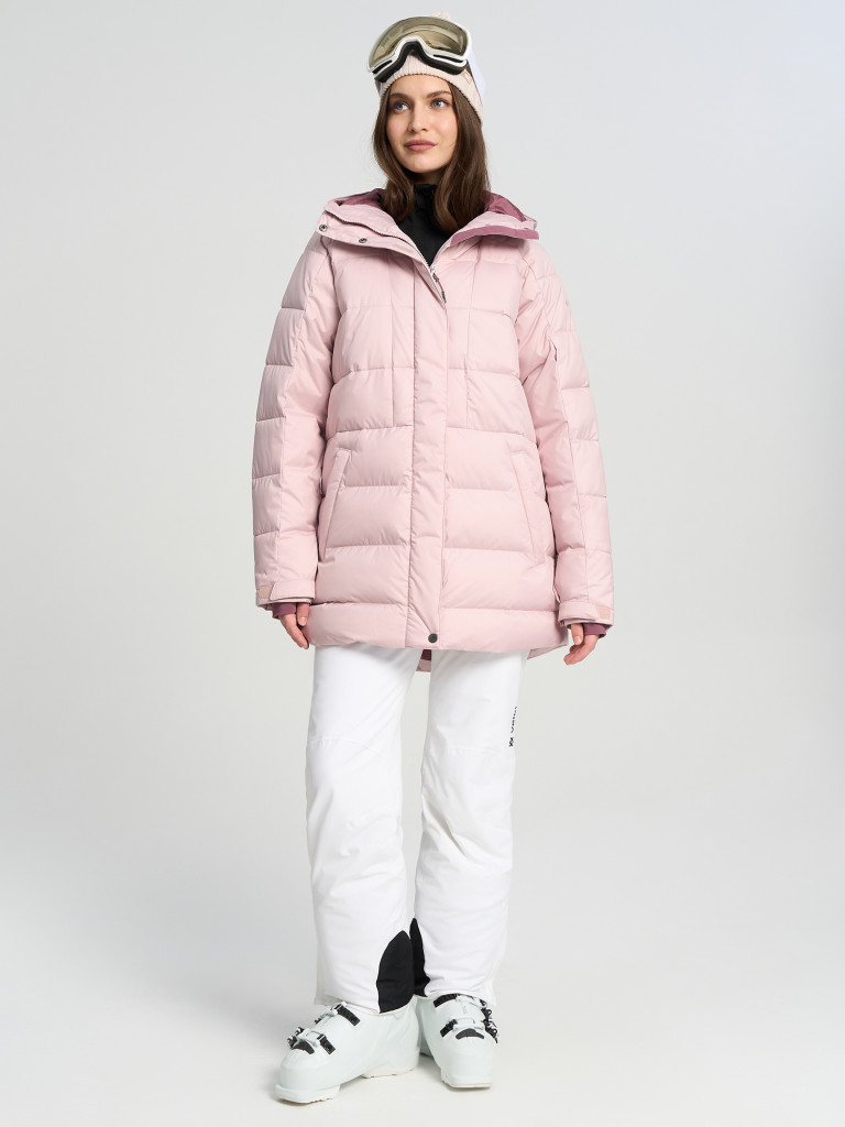 Columbia Snowside Peak Long Insulated Jacket жел өткізбейтін таушаңғы әйелдер курткасы — фото №4