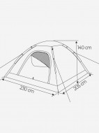 Denton SLT-4 төрт орынды шатыры — фото №2