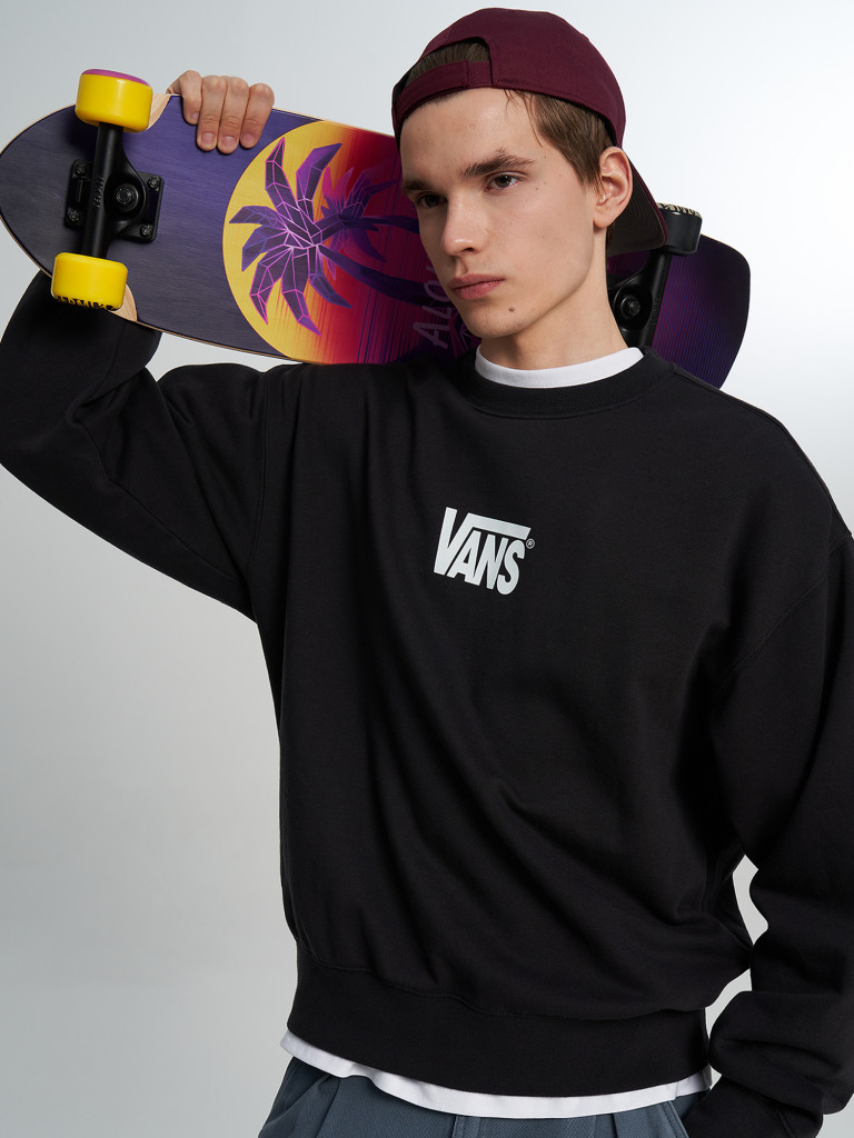 Vans Stretch Logo Crew ерлер свитшоты — фото №2