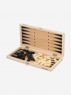 Настольная игра 3 в 1: шахматы, шашки, нарды Denton — фото №6