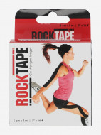 Кинезиотейп Rocktape Classic 5 см х 5 м, черный — фото №3
