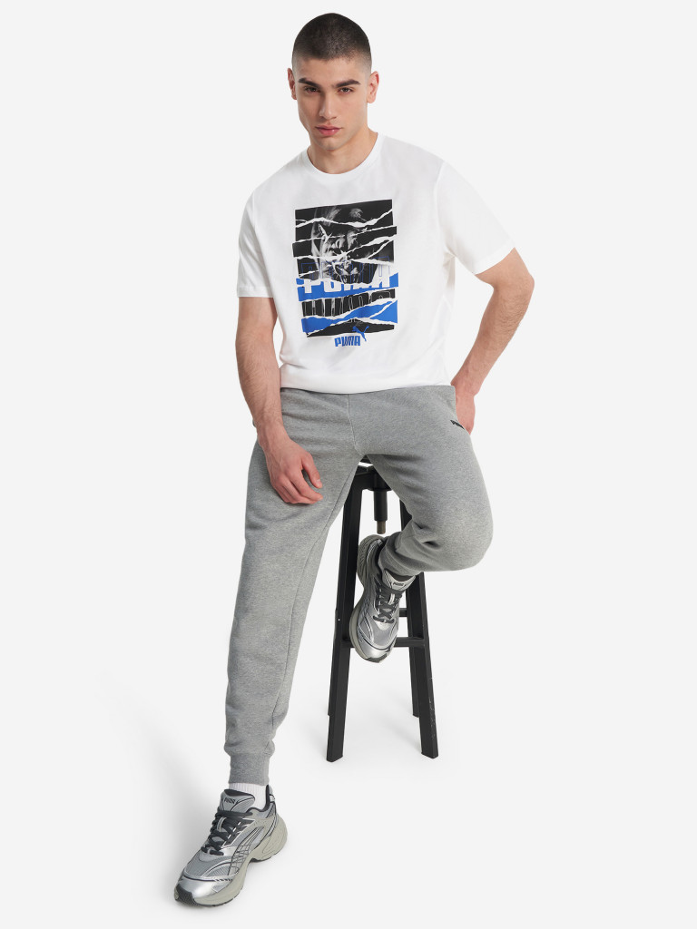 PUMA Graphic ерлер футболкасы — фото №4