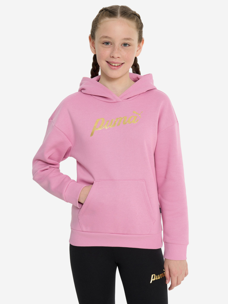 Худи для девочек PUMA ESS+ Block — фото №2