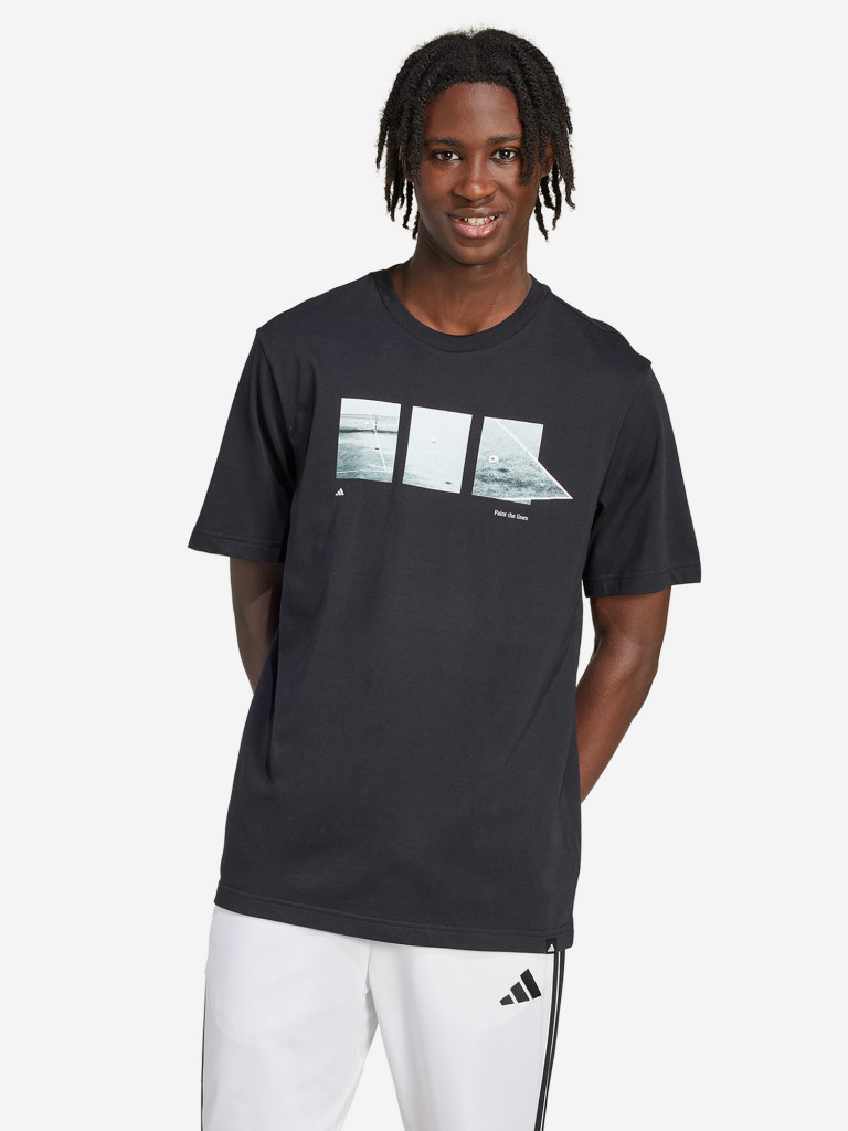 adidas Lens Tennis ерлер футболкасы — фото №3
