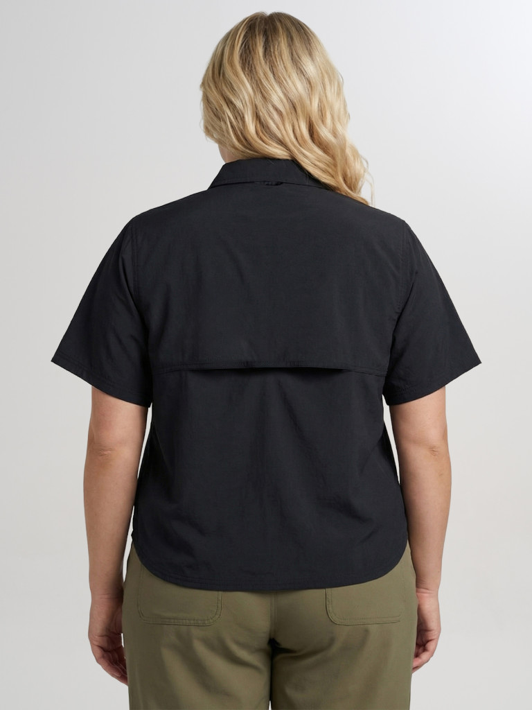 Columbia Brea Falls Woven SS әйелдер қысқа жеңді жейдесі, Plus Size — фото №3