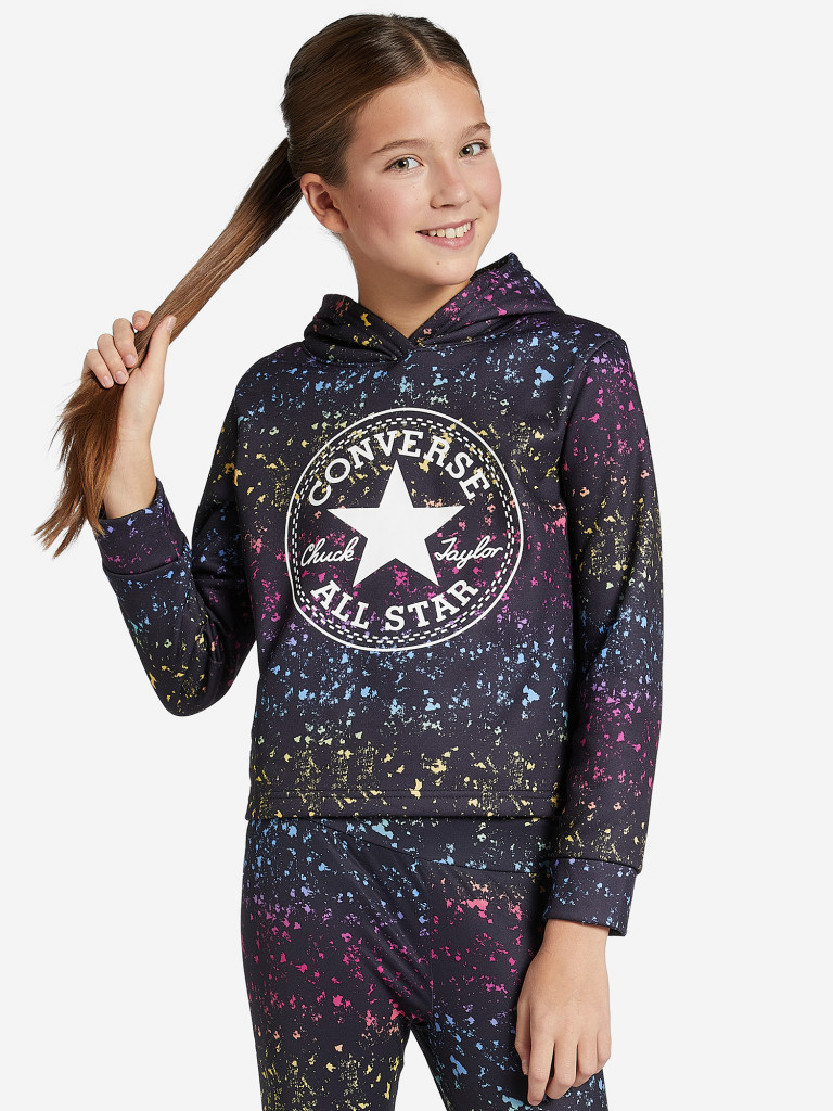 Худи для девочек Converse AOP