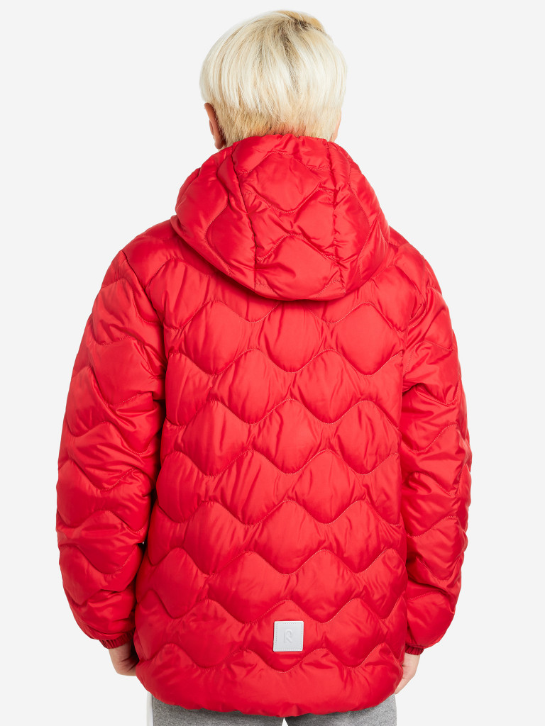 Пуховик для мальчиков Reima Fossila красный цвет — купить за 30590 тг ...