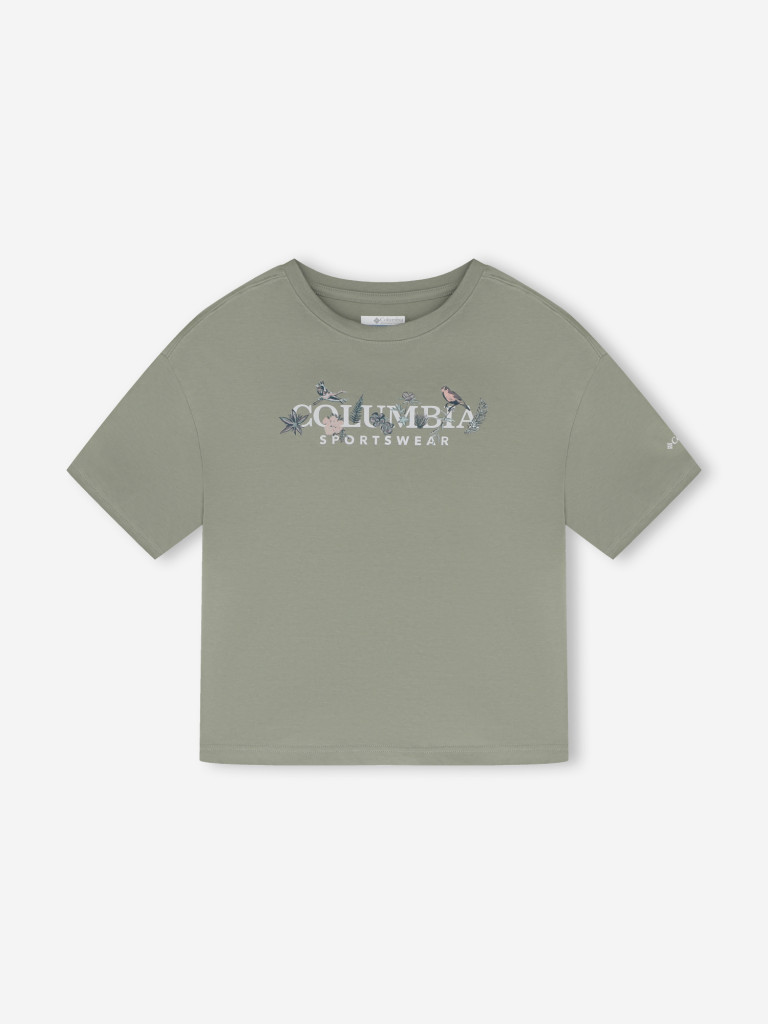 Футболка женская Columbia Rolling Bend Graphic Relaxed Crop SS — фото №8
