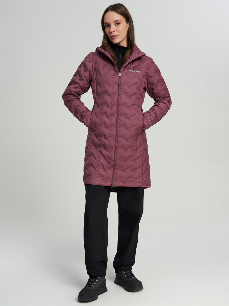Columbia Delta Ridge II Long Down Jacket әйелдер мамық курткасы — фото №4