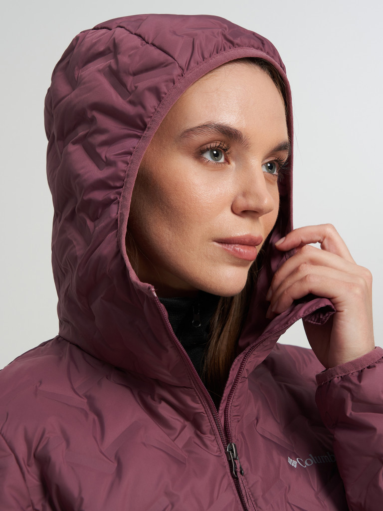 Columbia Delta Ridge II Long Down Jacket әйелдер мамық курткасы — фото №6