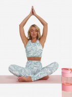 Топ бра спортивный Demix HighFlow Yoga Longline Gfx — фото №5