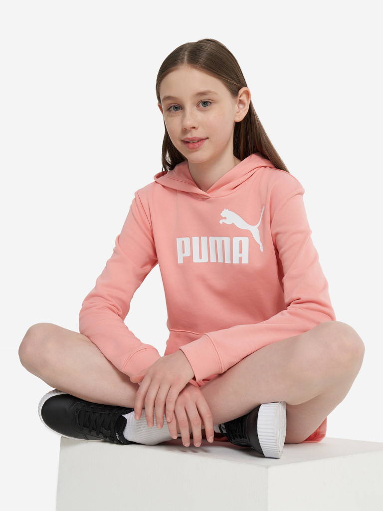 Худи для девочек PUMA No. 1 Logo — фото №4