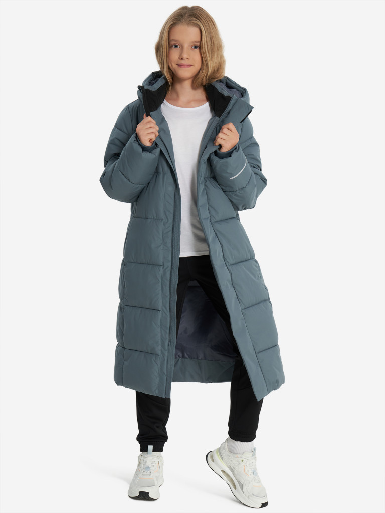 Пальто утепленное для девочек Oldos! — фото №5