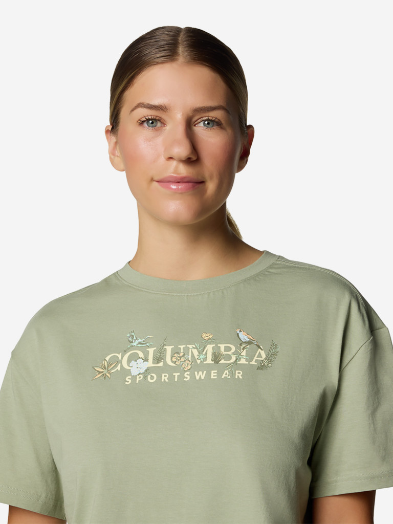 Футболка женская Columbia Rolling Bend Graphic Relaxed Crop Ss — фото №5
