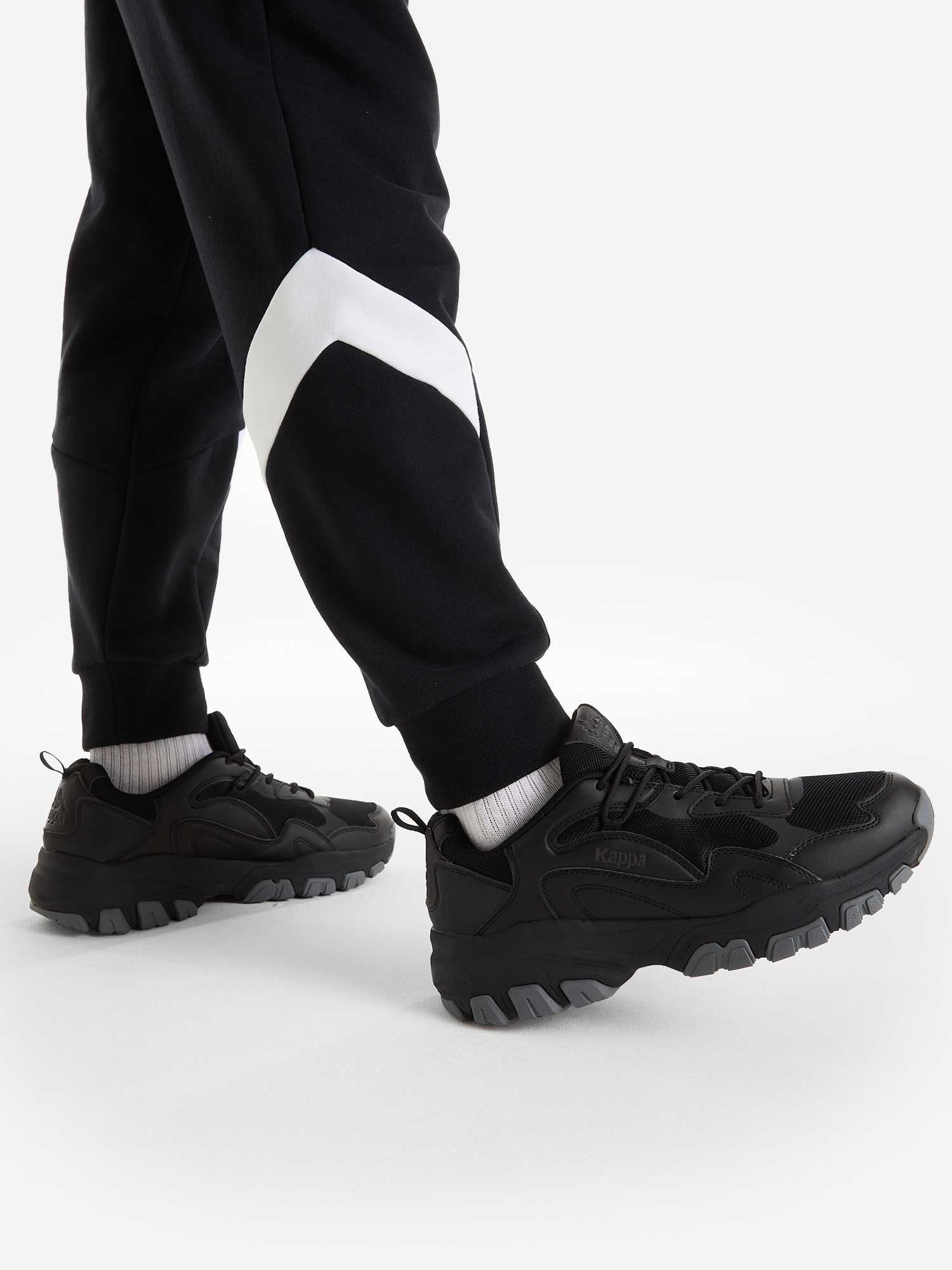 Кроссовки мужские Kappa Veloce черный цвет — купить за 18240 тг. со ...