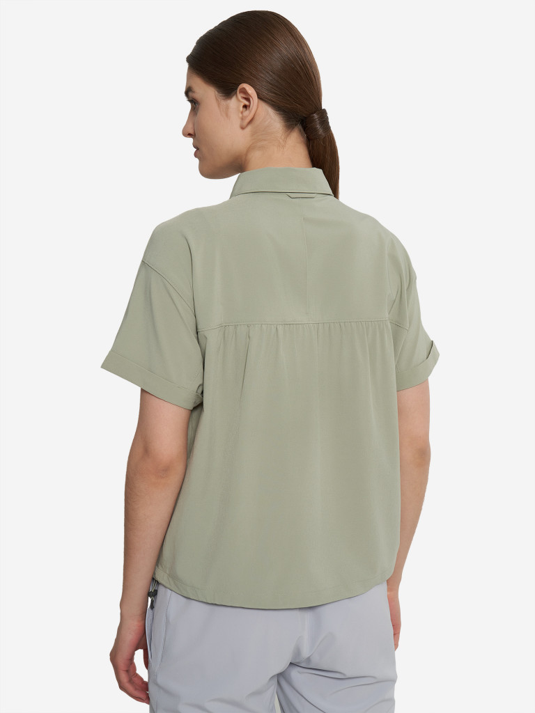 Рубашка с коротким рукавом женская Columbia Boundless Trek Ss Button Up II — фото №3