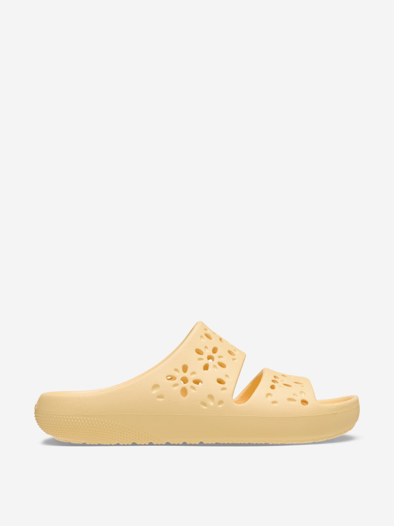 Шлепанцы женские Crocs Classic Floral Cut Out — фото №2