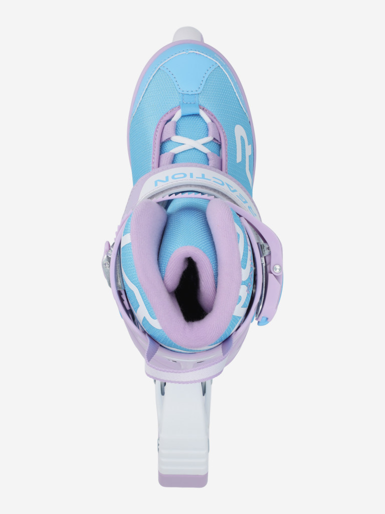 Роликовые коньки детские раздвижные Reaction Rainbow girl — фото №5