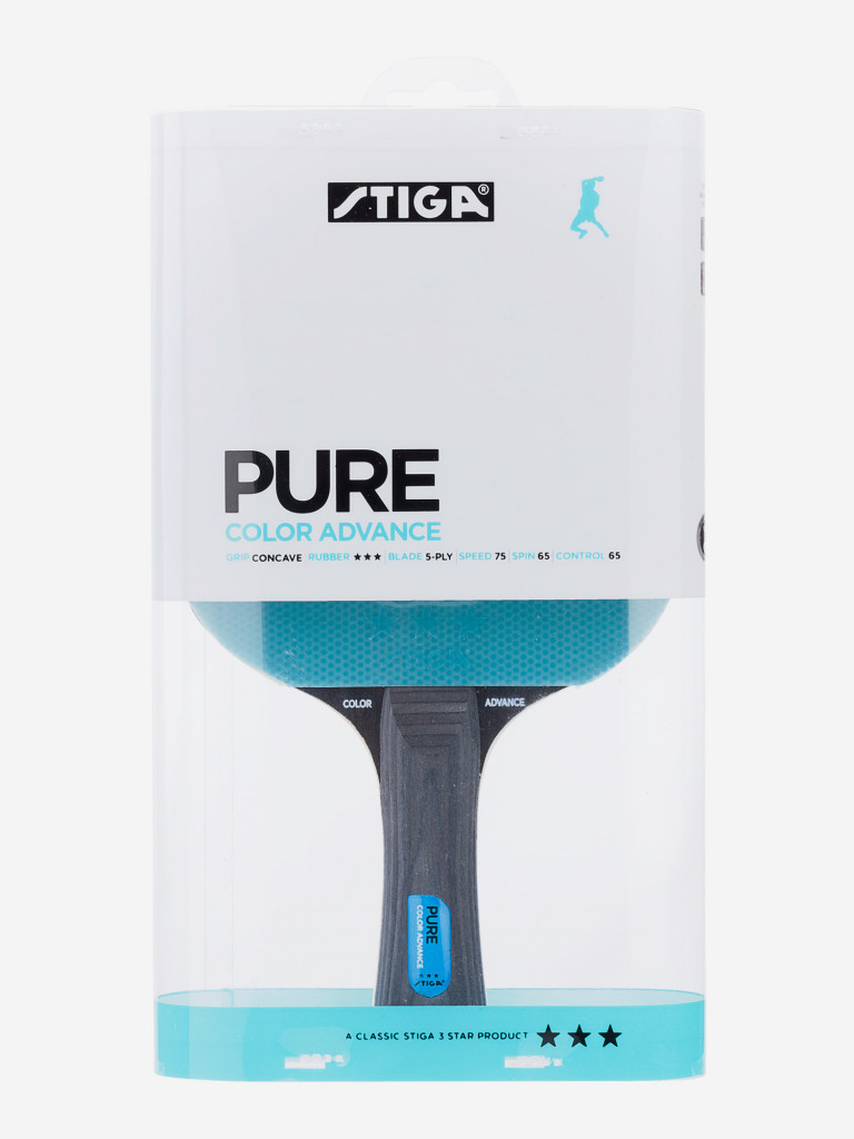 Ракетка для настольного тенниса Stiga Pure Color Advance Cyan — фото №2