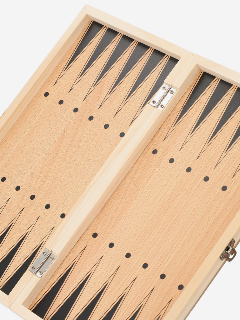 Настольная игра 3 в 1: шахматы, шашки, нарды Denton — фото №14