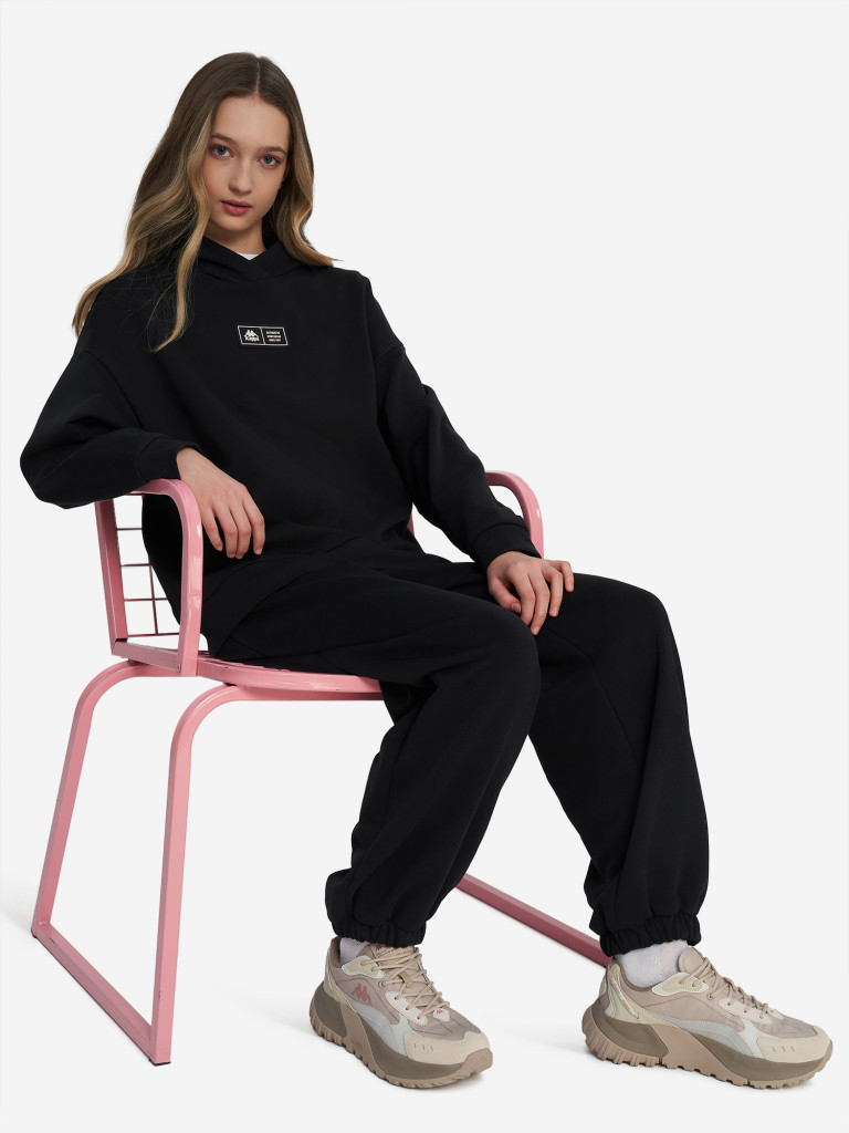 Худи для девочек оверсайз Kappa — фото №4