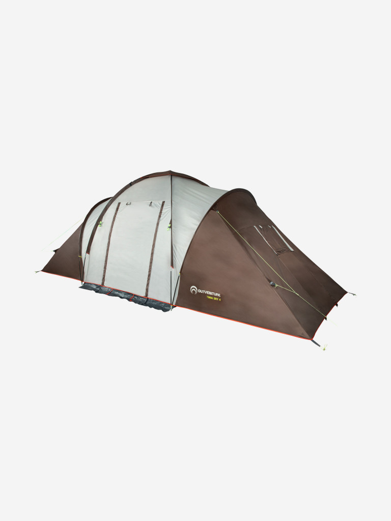 Палатка 4-местная Outventure Twin Sky 4 бежевый цвет — купить за 120990 ...