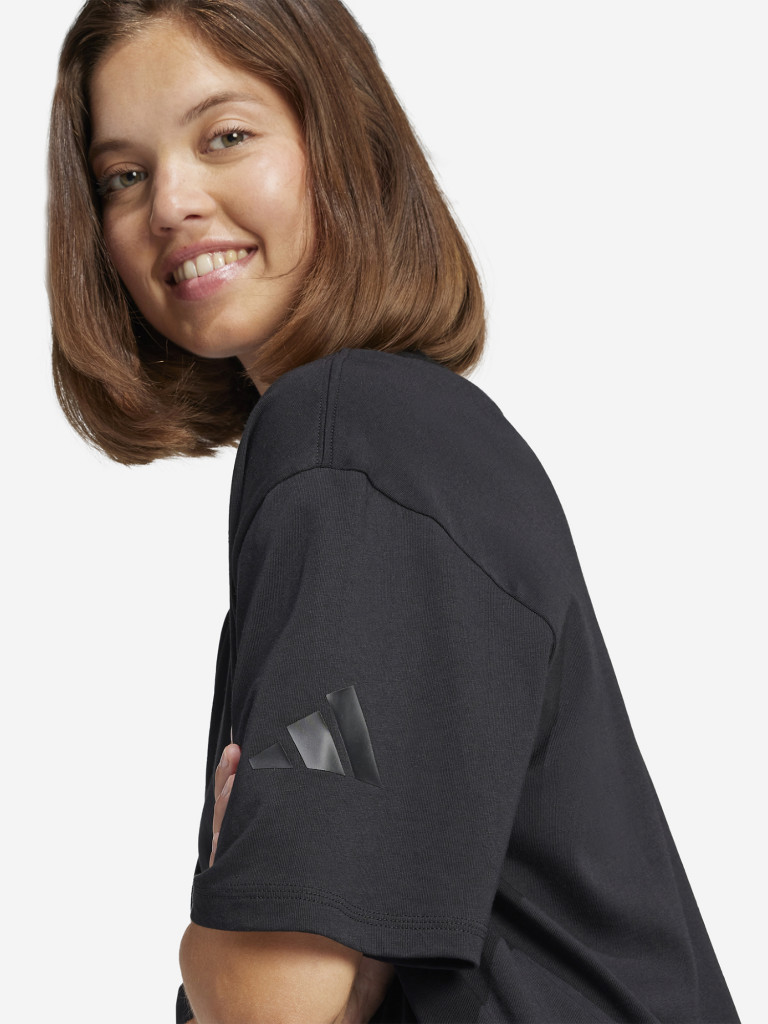 Футболка женская оверсайз adidas — фото №4