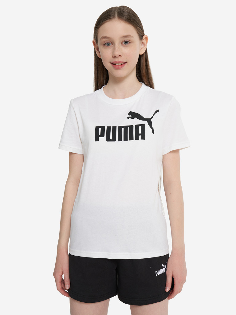 Футболка для девочек PUMA No. 1 Logo — фото №2